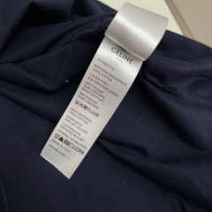 Áo thun Celine Triomphe Logo For Woman (Navy) [Mirror Quality]