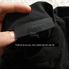 FOG TEE - Áo FOG Essentials Logo Suede SS23 (Jet Black) [Mirror Quality]