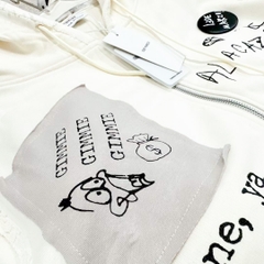 13DE MARZO HOODIE - Áo Hoodie Daffy Duck Sketch Zip (Đen) Best Quality