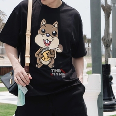 DREW TEE - Áo Thun Drew Squirrel Sherman (Black) [Mirror Quality]