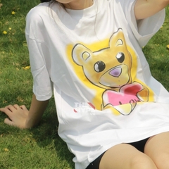 DREW TEE - Áo Thun Drew Heart Teddy SS23 (White) [Mirror Quality]