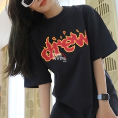 DREW TEE - Áo Thun Drew Faded Lit (Black) [Mirror Quality]