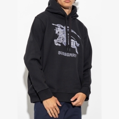 Áo Hoodie Burberry BBR Drake (Black) [Mirror Quality]