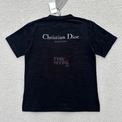 Áo Thun Dior Relaxed Couture Logo Back (Black) [Mirror Quality]