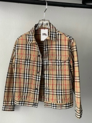 SUPREME JACKET- Áo Khoác Supreme Collab BBR Stripe (Brown) [Mirror Quality]