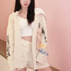 Áo Cardigan 13De Marzo x Looney Tunes Daffy Duck Weave Knit