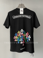 Áo Thun Chrome Hearts CH Multi Colour Cross (Black) [Mirror Quality]