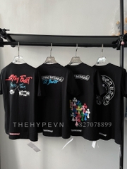 Áo Thun Chrome Hearts CH Multi Colour Cross (Black) [Mirror Quality]