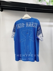 Áo Thun 13De Marzo Paisley Sleeve Palda Bear (Blue) Best Quality