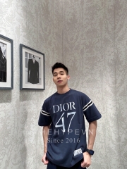 Áo Thun Dior 47 Label SS2024 (Blue) [Mirror Quality]
