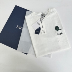 Áo Thun Dior Otani SS24 (White Slub) [Mirror Quality]