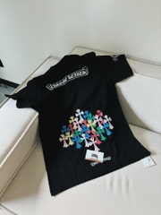Áo Thun Chrome Hearts CH Multi Colour Cross (Black) [Mirror Quality]