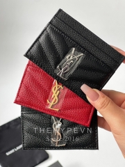 Card Holder Saint Laurent YSL Logo Yellow (Red) [Mirorr Quality]