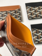 Card Holder Goyard Classic (Tan-Black) [Mirror Quality]