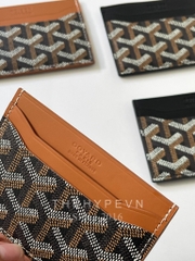 Card Holder Goyard Classic (Tan-Black) [Mirror Quality]