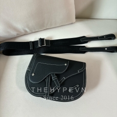 Túi Dior x Kaws Pouch Saddle (Black) [Mirror Quality]