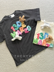 13DE MARZO TEE - Áo Thun DOOZOO BALLOON (Grey) Best Quality