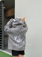 Áo Cardigan 13De Marzo x Looney Tunes (Grey) Best Quality