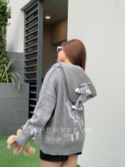 Áo Cardigan 13De Marzo x Looney Tunes (Grey) Best Quality