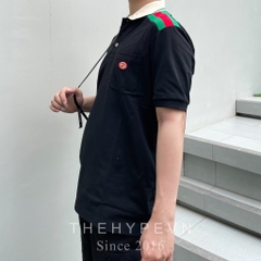 Áo Polo Gucci GC Cruise Retro GG SS24 (Black) [Mirror Quality]