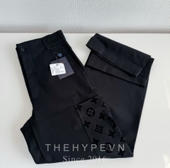 Quần Louis Vuitton Monogram Blended Fabrics Cotton Logo (Black) [Mirror Quality]