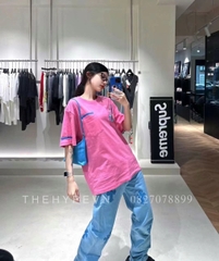 Áo Thun Chrome Hearts CH Pink ScrollL (Pink) [Mirror Quality]
