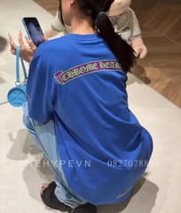 Áo Thun Chrome Hearts CH Blue Scroll (Blue) [Mirror Quality]