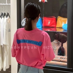 Áo Thun Chrome Hearts CH Pink ScrollL (Pink) [Mirror Quality]
