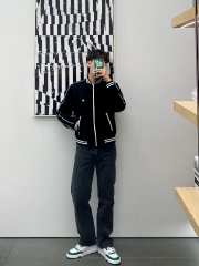 Áo Khoác Celine Triomphe Teddy Double Face Jersey (Black) [Mirror Quality]