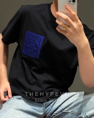 Áo Thun Loewe Blue Patch (Black) [Mirror Quality]