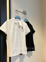 ÁO POLO AMI PARIS SMALL HEART LOGO COTTON (WHITE)