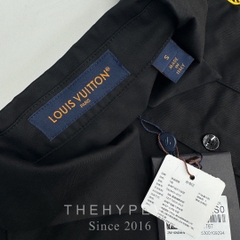 Áo Sơ Mi Louis Vuitton LV Eiffel Pont Neuf embroidery (Black) [Mirror Quality]