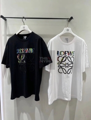 Áo Thun Loewe Glitch Cotton (Black) [Mirror Quality]