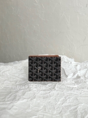 GOYARD WALLET - Ví ngắn Victoire Wallet (Đen nâu) [MIRROR QUALITY]
