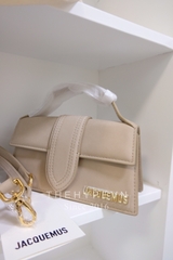 Túi Jacquemus Bambino size Mini (Dark Beige) [Mirror Quality]