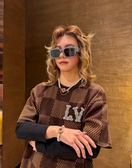 Áo Thun Louis Vuitton LV Damier (Sienna) [Mirror Quality]