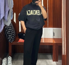 Áo Thun Balenciaga Tape Type Logo Printed (Black) [MIRROR QUALITY]