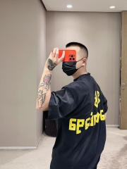 Áo Thun Balenciaga Tape Type Logo Printed (Black) [MIRROR QUALITY]