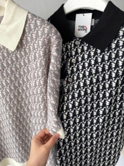 Áo Polo Dior Oblique (White [Mirror Quality]