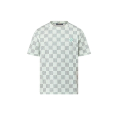 Áo Thun Louis Vuitton LV Damier Monogram (Blue-Green) [Mirror Quality]