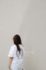 Áo Thun Chrome Hearts CH Horseshoe Logo Pocket (White) [Mirror Quality]