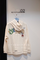 Áo Hoodie 13De Marzo Space Image Scarf (Beige) Best Quality