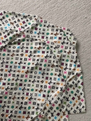 ÁO SƠ MI LOUIS VUITTON LV PRINTED SILK COLOR MONOGRAM JACKET (CREAM)