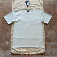 Áo Thun Louis Vuitton Embroidered Short-Sleeved (White) [Mirror Quality]