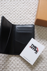 LOUIS VUITTON CARD HOLDER - Ví Đựng Card Monogram Pocket Logo Shadow Taurillon (Black) [Mirror Quality]