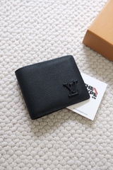LOUIS VUITTON WALLET -Ví LV Aerogram Multiple Wallet (Black) [Mirror Quality]