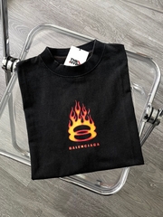 Áo Thun Balenciaga Burning Unity (Black) [Mirror Quality]