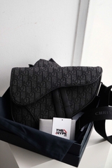 Túi Dior Saddle Bag Black Oblique Jacquard (Black) [Mirror Quality]
