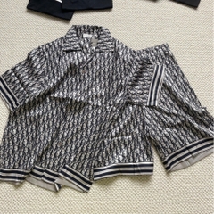 DIOR SET - Shirt, Shorts Dior Silk Hawaiian Oblique [Mirror Quality]
