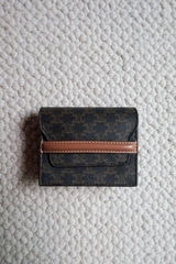 VÍ CELINE FLAP ORIGAMI TRIOMPHE LAMBSKIN (TAN) [MIRROR QUALITY]